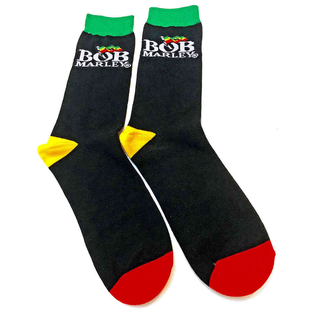 Bob Marley - Logo Sokken - EU 41-45 - Zwart